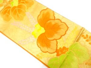 アンティーク　桐模様織り出し袋帯（着用可）